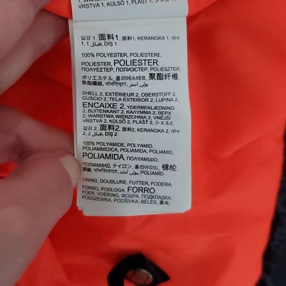 DC Squad 10K Women's Snow Jacket in Black & Orange - Picture 15 of 16